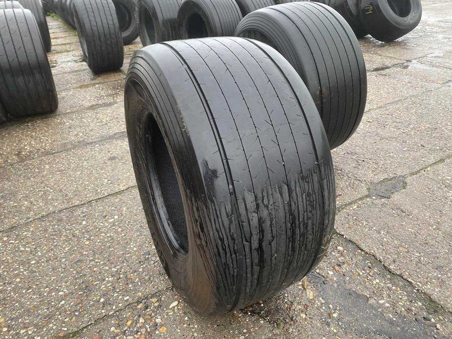 Opona używana naczepowa mega 435/50r19.5 Goodyear Fuelmax T 7-8mm