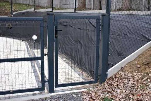 Furtka ogrodzeniowa wejściowa, Panelowa 3D, Ocynk + Malowanie CENA 1m2