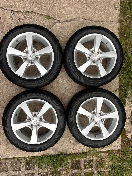 5x114.3 ET52.5 6.5J alufelgi wielosezon Koła 2023rok 205/55R16 Mazda 3 6 Honda Nissan Mitsubishi Toyota kola z Niemiec oryginalne