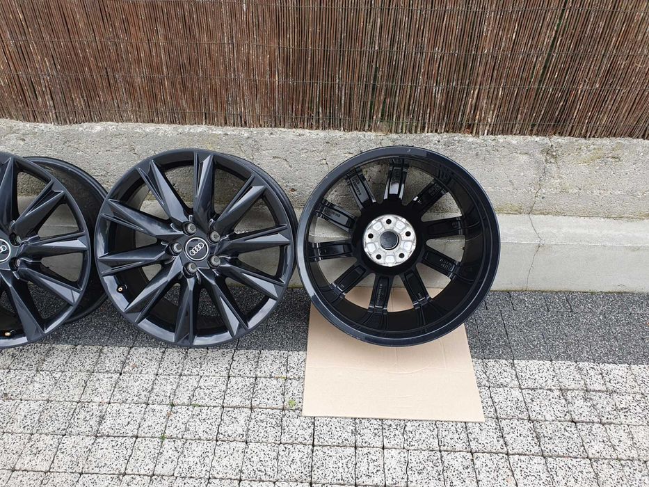 4x Oryginalne 19-stki Audi 5x112 66,5mm czarny połysk!