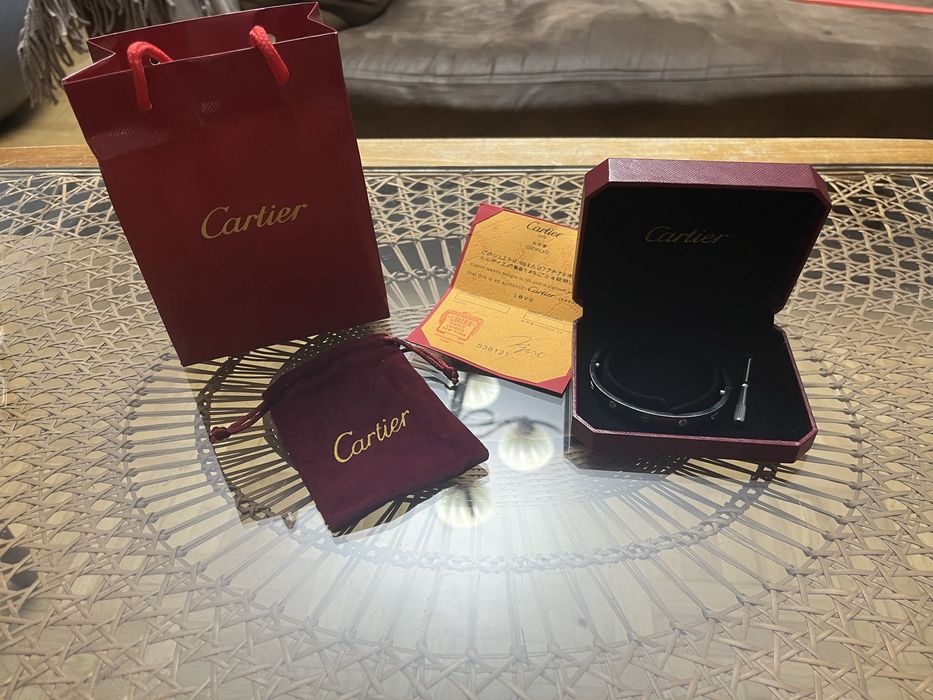Bransoletka Cartier złota  – nowa, orginalne pudełko