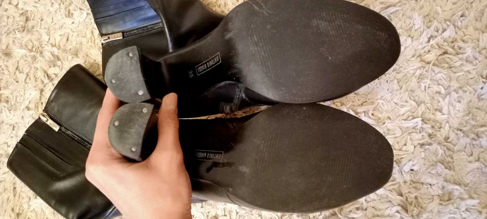 Шкіряні сапоги жіночі