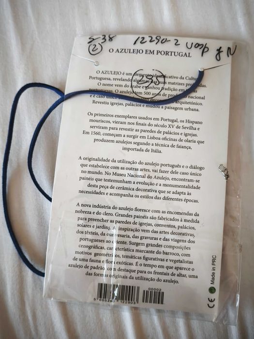 Colar azulejo português