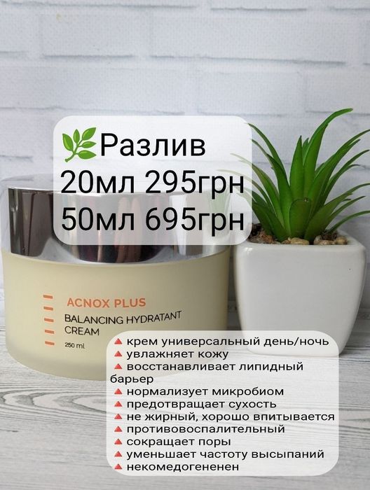 Крем анокс, Acnox plus cream, Holy land