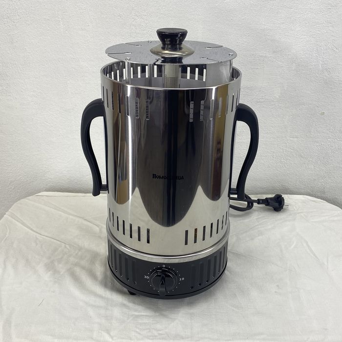 Электрошашлычница Помощница на 6 шампуров с таймером. Новая