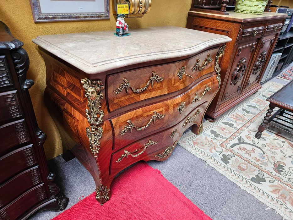 Magnifica cómoda antiga estilo Luís XV - óptimo estado geral