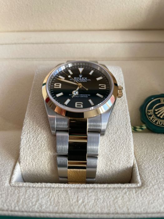 Rolex Explorer Two Tone 124273