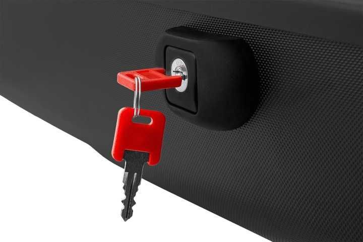 Box dachowy kufer trumna Inter Pack Stella 370 czarny mat 240L Flexi Fit