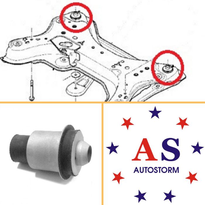 Сайлентблоки на RENAULT Megane 2 / Scenis (Рено Мегане 2) c ГАРАНТИЕЙ