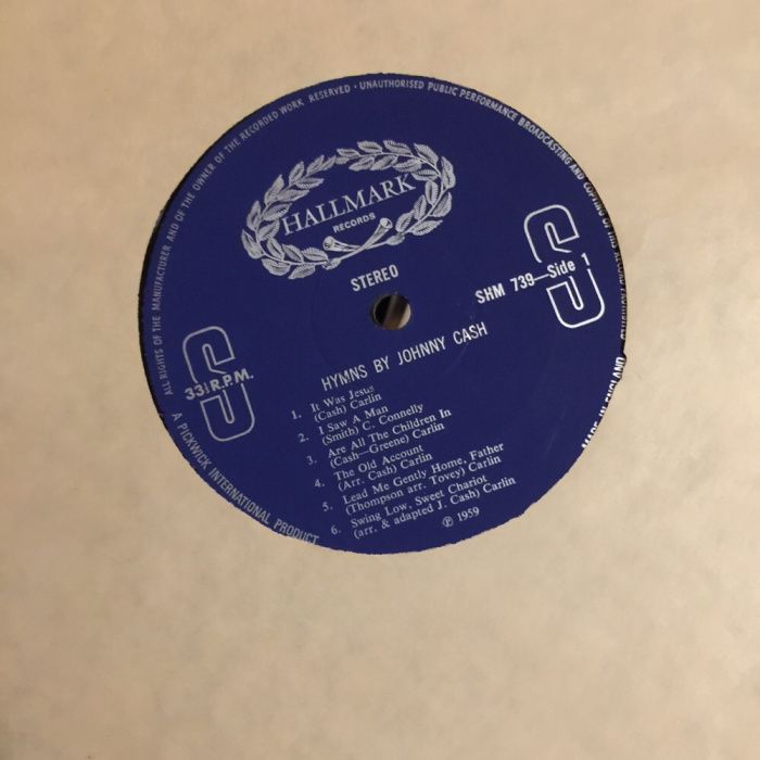 Disco: Hymns by Johnny Cash - 1959