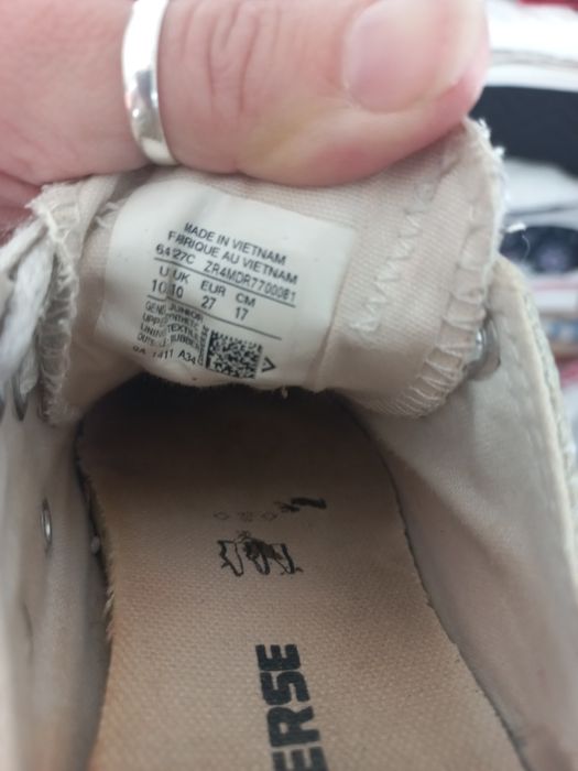 Trampki converse dla dziewczynki 27