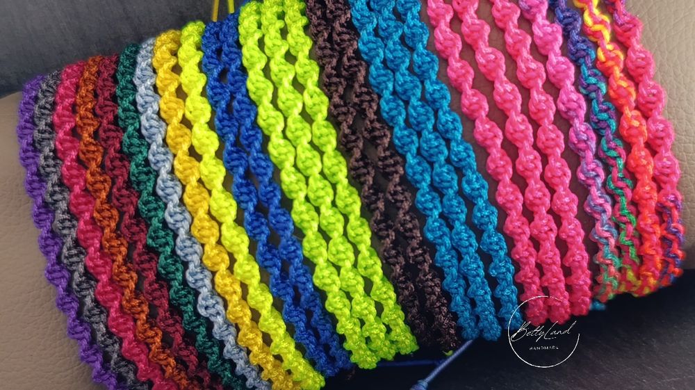 Bransoletki makramowe/zaplatane - handmade
