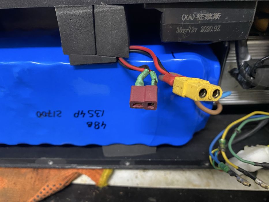 Аккумулятор 48v 16.5 Ah bms 13s 30A Li 21700