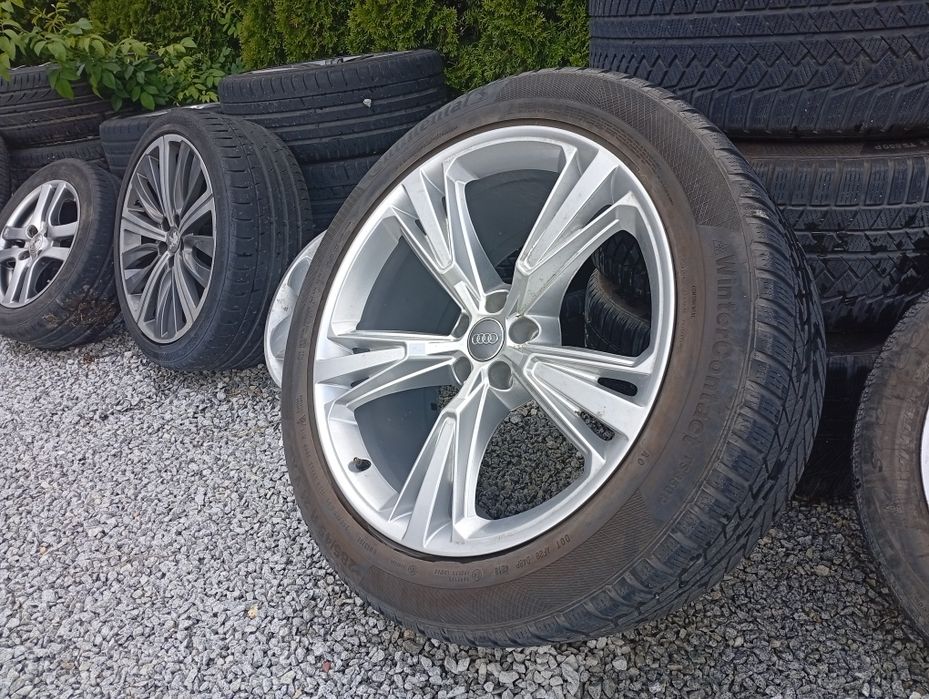 Koła aluminiowe Audi 21" , 5x112 , 9.5J , ET31  + Opony Continental  WinterContact TS850P SUV