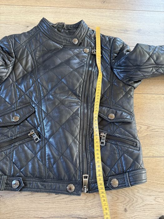 kurtka skórzana Burberry