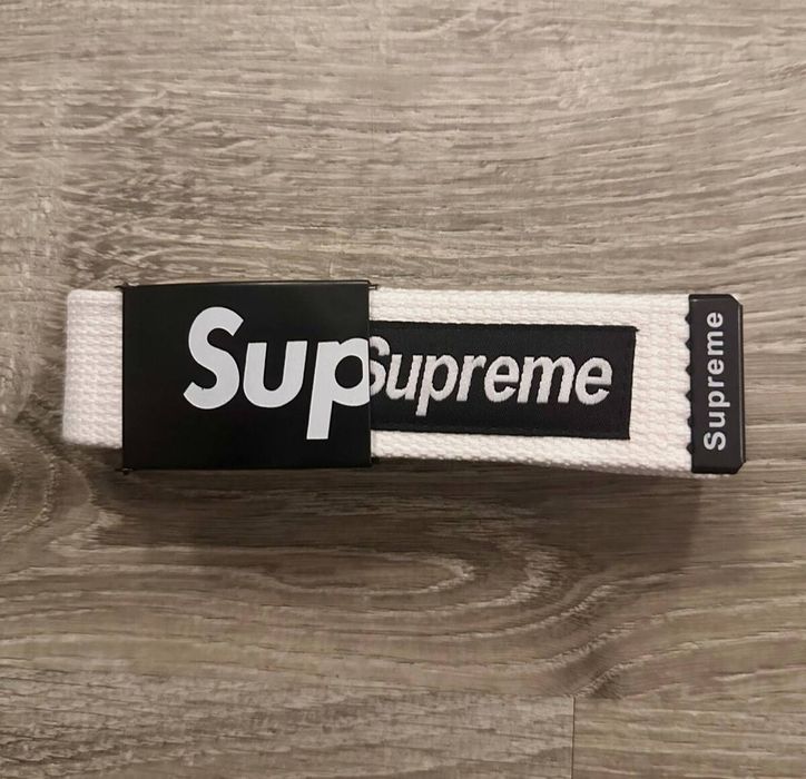 Ремінь supreme білий