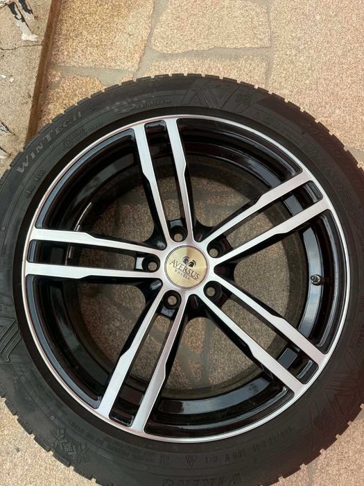 Conjunto de 4 Jantes Aversus 18” com Pneus Viking 245/45 R18 Semi-Usados