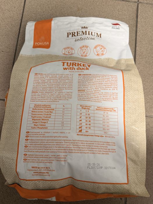 Karma sucha Pokusa 3kg