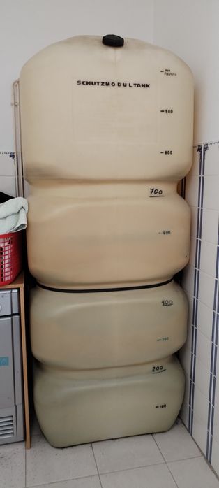 Caldeira  gasoleo a funcionar e deposito