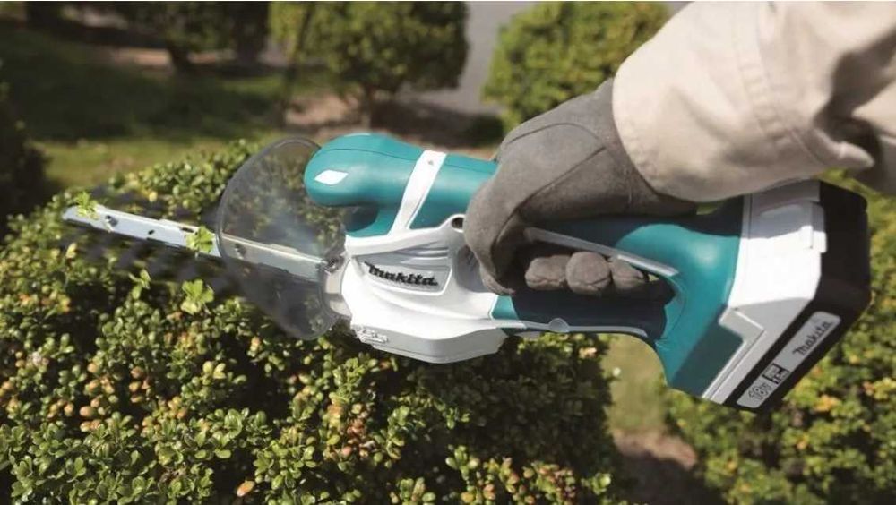 MAKITA Nożyce elektryczne akumulatorowe DO ŻYWOPŁOTU TRAWY Zestaw