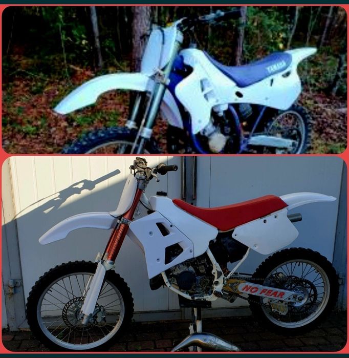 Czesci yz 125 yamaha 87 - 96r yz125skrzynia cylinder zaplon plastiki