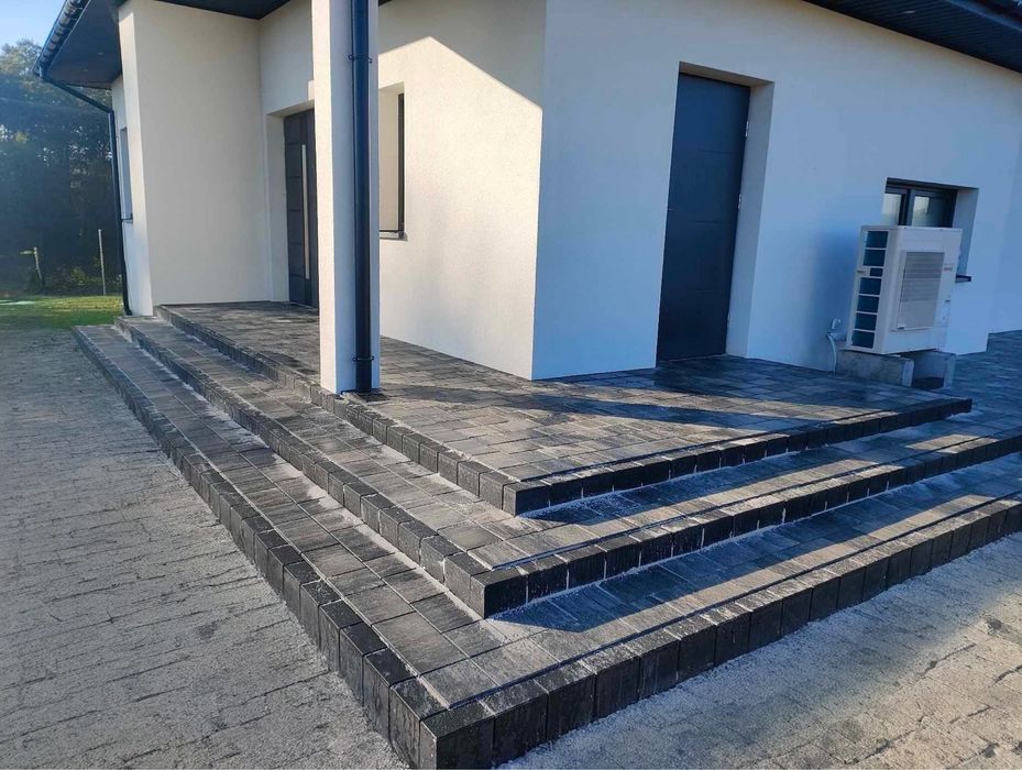 Układanie kostki brukowej i granitowej