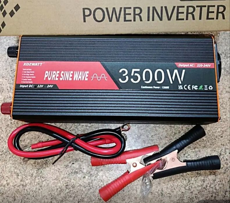 Инвертор 12/220. З500 W. Преобразователь. Чистый синус.