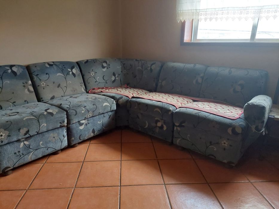 Sofa de canto vintage