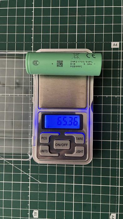 21700 EVE 50PL 5000mAh 125A 3.6mOm tabless НОВІ