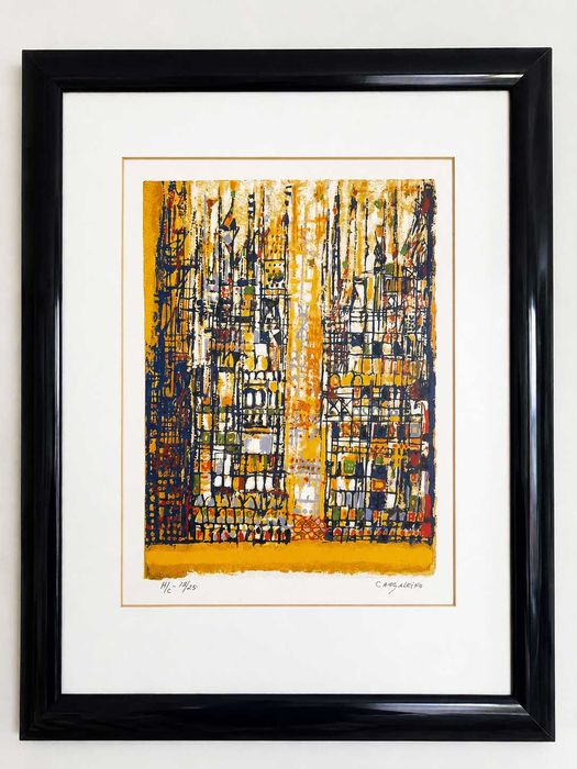 Cargaleiro, serigrafia assinada
