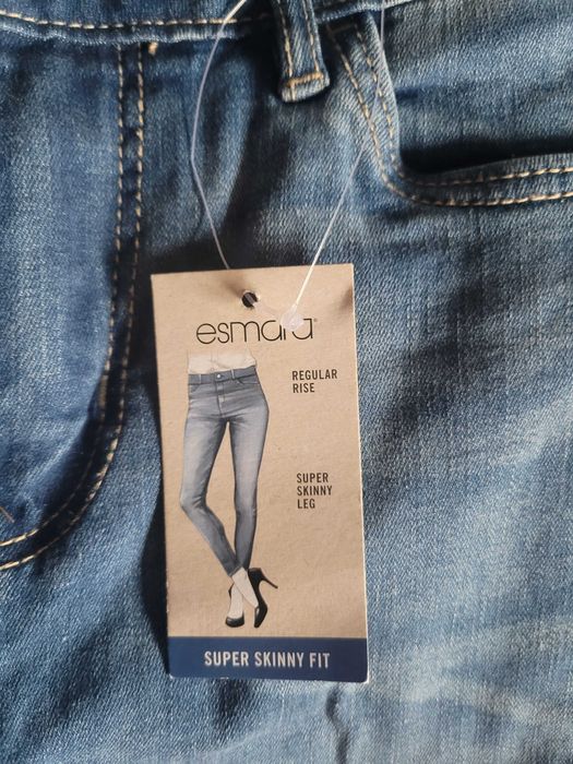 Jeansy ESMARA rozmiar 38 super skinny fit NOWE