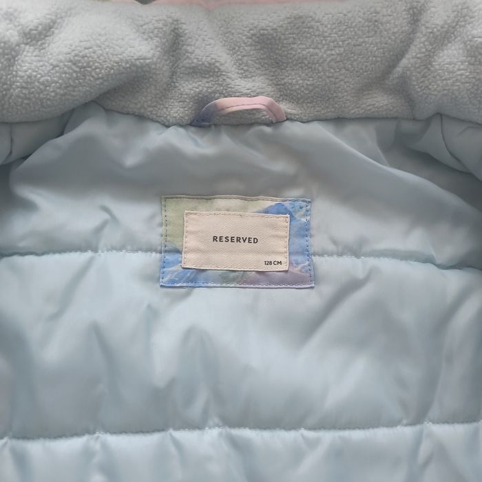 Zestaw zimowy Reserved na sanki, narty r. 128