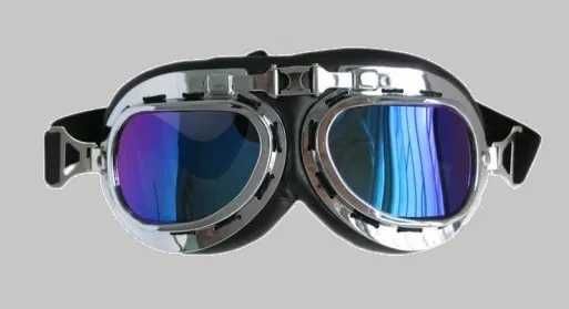 NOWY!!! kask, niemiecki otwarty orzeszek na czopera chrom german