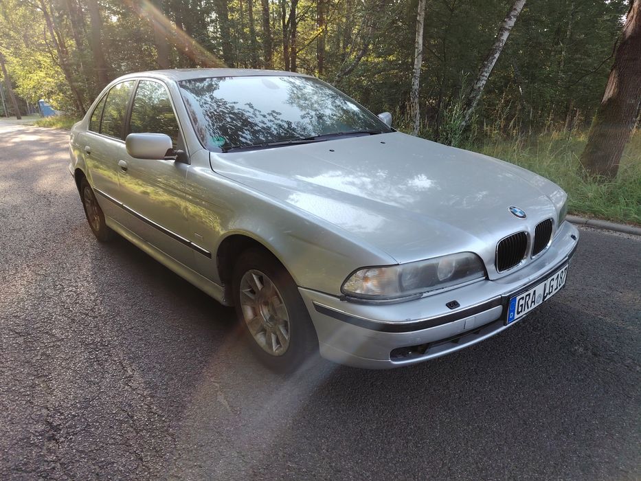 BMW 528i e39 m52b28 2Vanos 193KM Automat Czarny sufit Xenon Silnik TOP