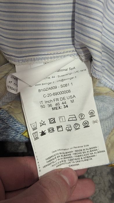 Versace couture рубашка