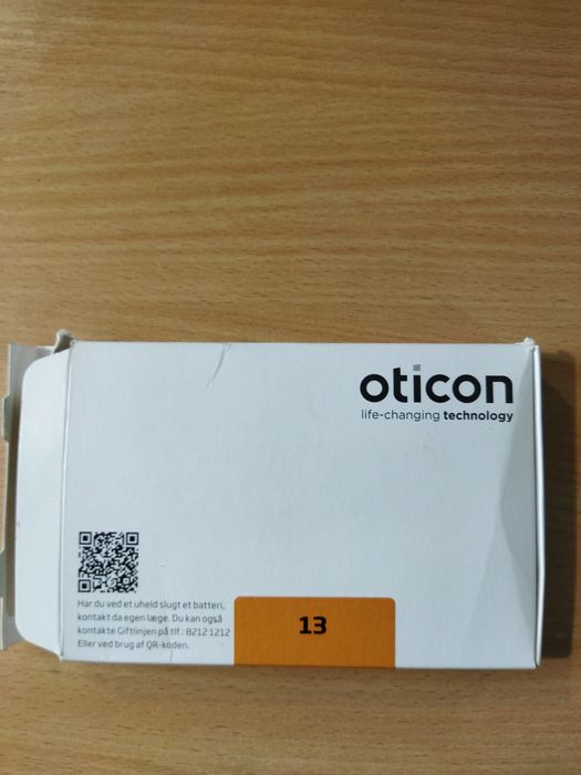 Батарейки до слухового апарату Oticon 13