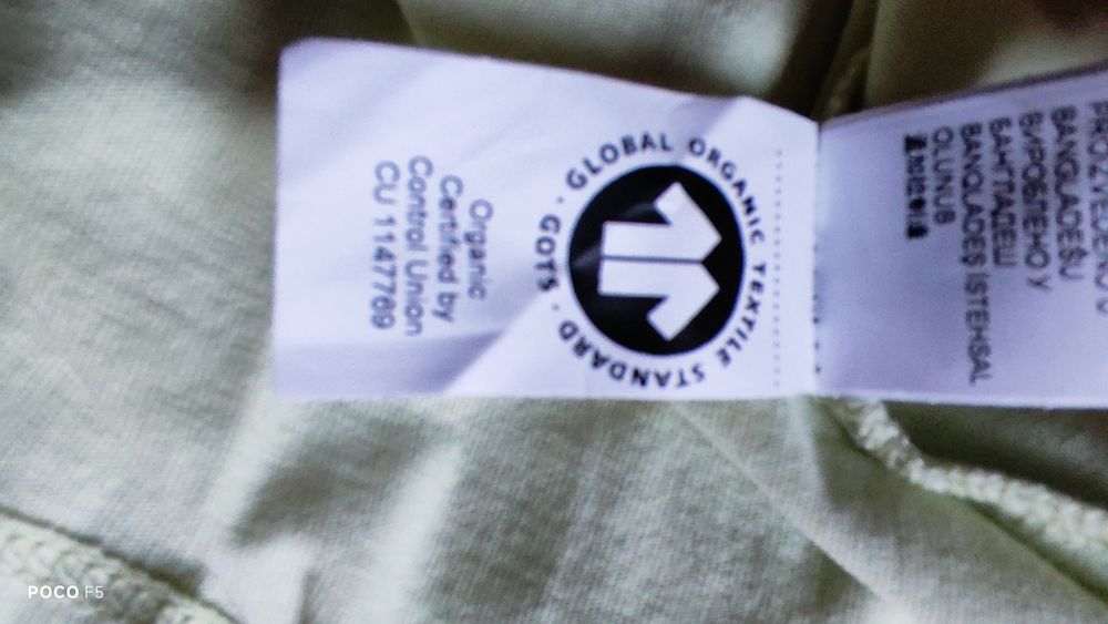 Camel Active groszkowy t-shirt rozm XL organiczna bawełna