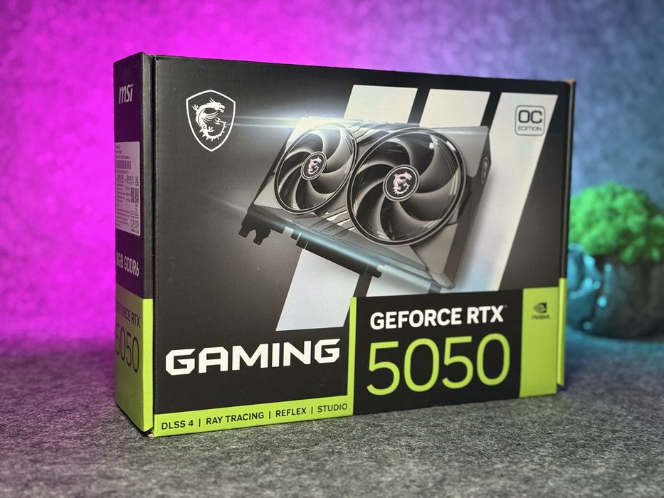 Гарантія! Нова MSI Gaming OC RTX 5050 8G DLSS 4.5 | Трейдін