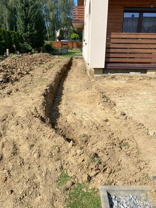 Usługi minikoparką