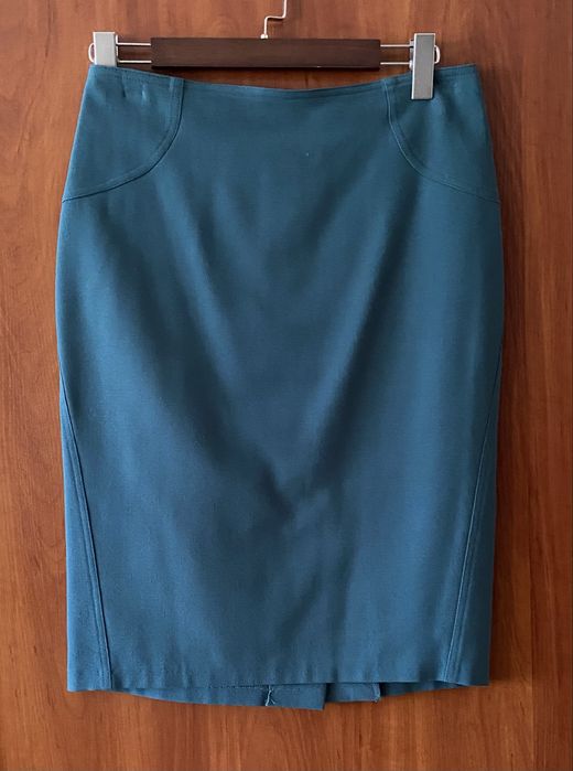 Spódnica, morska zielń/niebieski, Salco