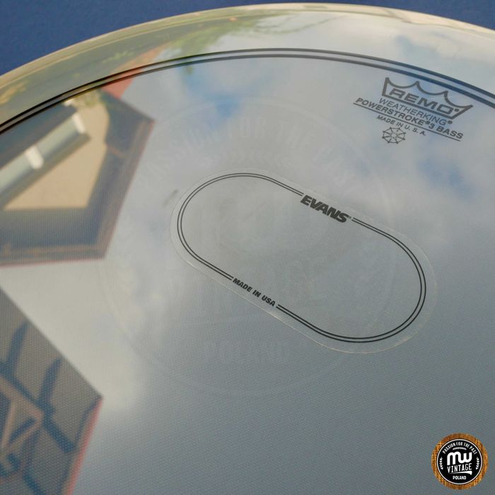 ‼️ Remo - naciąg Powerstroke 3 Clear 20” + podw łatka Evans Nr 1 ‼️