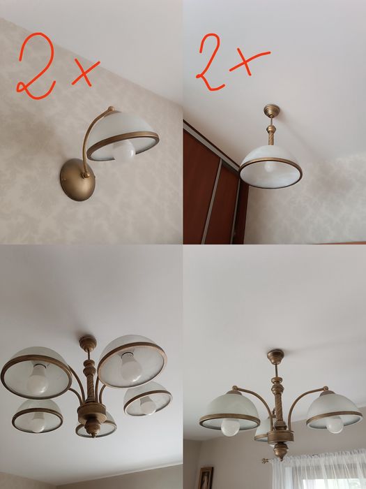 Komplet Lamp  Do Salonu Jak nowe