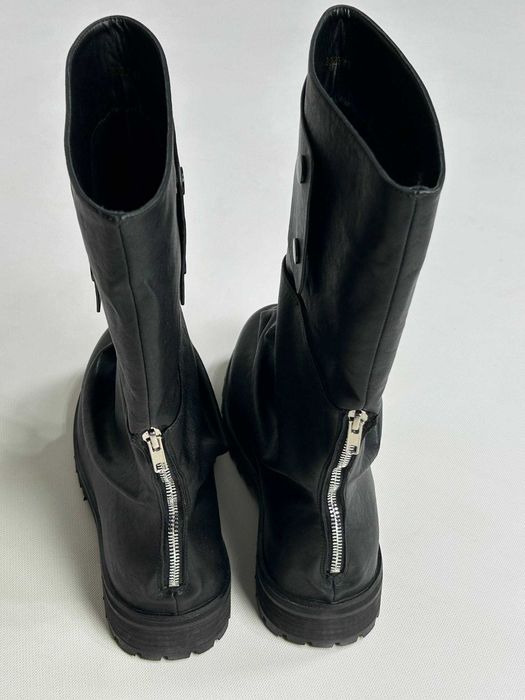Черевики indie sleeze казаки hedi boy archive boots black архив чорні