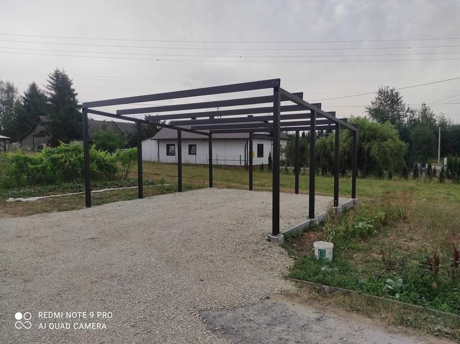 Wiata garażowa 6*6 na dwa samochody