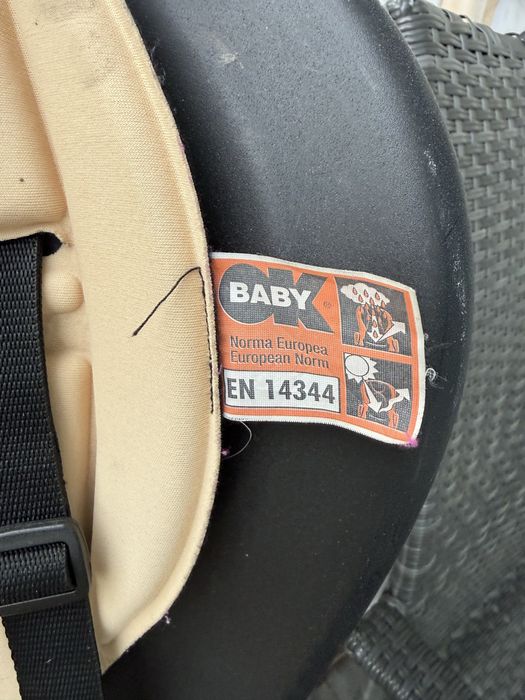 Fotelik siodełko rowerowe dla dziecka okbaby