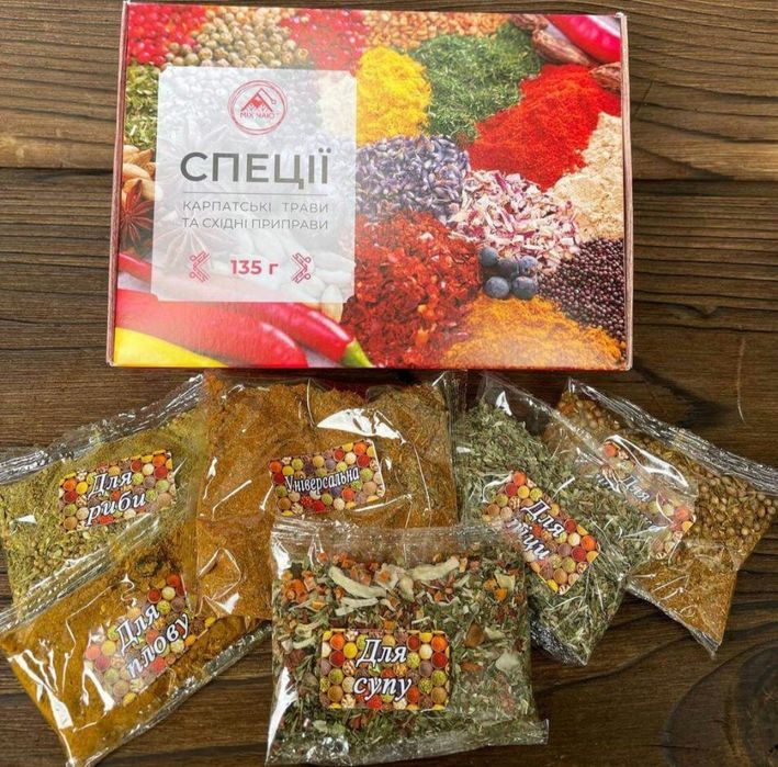 Карпатські спеції та трави,приправа