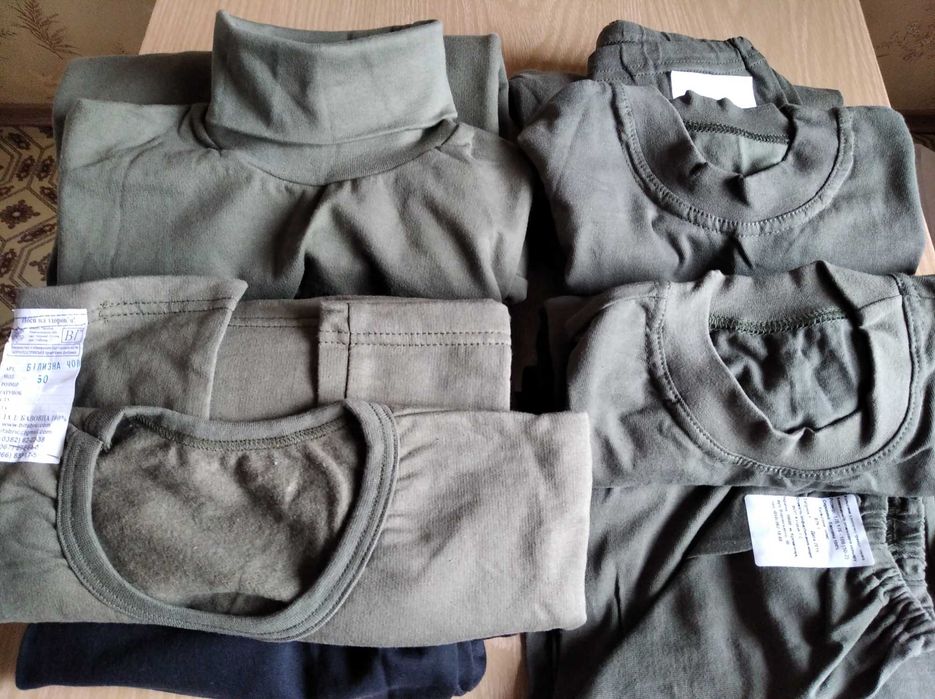 Белье  армейское зимнее и д/сезонное х/б 46-48р, советское.