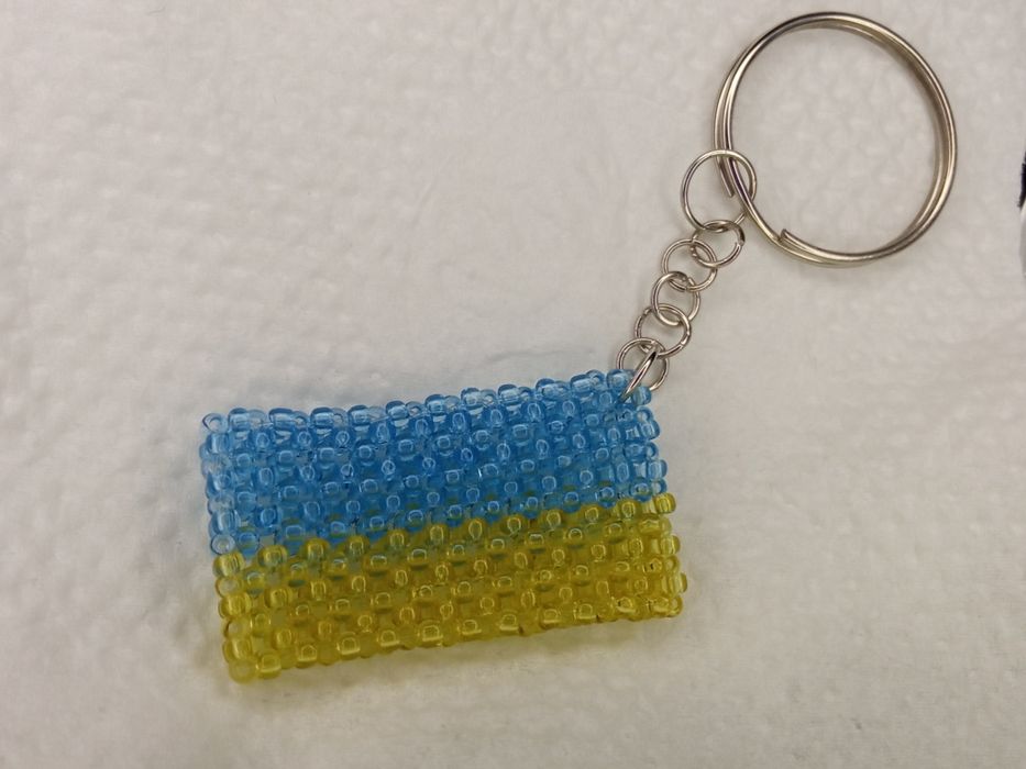 Брелок Україна бісерний