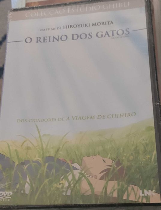 DVD novo ainda fechado O reino dos gatos de Hiroyuki Morita