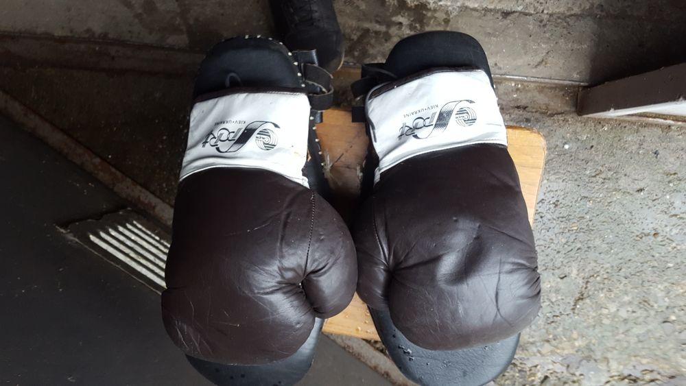 Боксерські лапи та рукавчки боксерські.